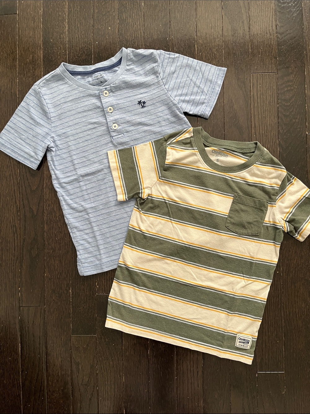 Bundle of 2 Short Sleeve Tees (Carter’s /Osh Kosh B’gosh) Size 6